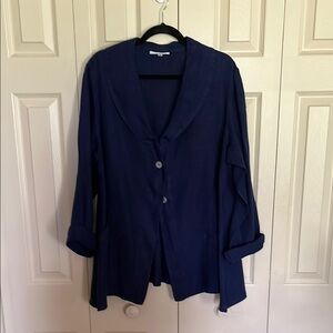 Bryn Walker Navy Blue Women's Jacket
Size large